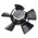 ebm-papst A Series Axial Fan, 400 V ac, AC Operation, 1720m³/h, 110W, 0.22A Max, 250 x 83mm