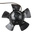 ebm-papst A Series Axial Fan, 230 V ac, AC Operation, 830m³/h, 61W, 280mA Max, 195 x 73mm