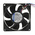 ebm-papst 8450 Series Axial Fan, 12 V dc, DC Operation, 82m³/h, 3.6W, 80 x 80 x 25mm
