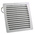 Pfannenberg PF 43.000 Series Filter Fan, 230 V ac, AC Operation, 233m³/h Filtered, 380.8m³/h Unimpeded, IP55, 252 x