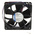 ebm-papst 4300 N - S-Panther Series Axial Fan, 24 V dc, DC Operation, 190m³/h, 4W, 119 x 119 x 32mm