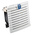 Rittal Filter Fan, 24 V dc, dc Operation, 50m³/h Filtered, 55m³/h Unimpeded, IP54, 148.5 x 148.5mm