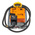 Open/Close Damper Actuator, 20Nm, 24 V ac/dc