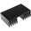 Heatsink, Universal Rectangular Alu, 1.2K/W, 75 x 120 x 37mm