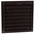 RS PRO Brown Aluminium Louvre, Parallel Slat, 351 x 351mm