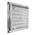 RS PRO Silver Aluminium Louvre, Parallel Slat, 351 x 351mm
