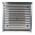 RS PRO Silver Aluminium Louvre, Parallel Slat, 501 x 501mm
