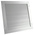 RS PRO Silver Aluminium Grille, Parallel Slat, 344 x 344 x 17mm