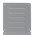 Schneider Electric Grey Steel Vent Grille, Square Face Slat, 160 x 160mm