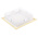 RS PRO White Aluminium Vent Grille, Eggcrate Slat, 200 x 200mm