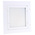 RS PRO White Aluminium Vent Grille, Eggcrate Slat, 200 x 200mm
