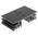 Heatsink, Universal Rectangular Alu, 2.5K/W, 50 x 88 x 25mm