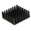 Heatsink, Universal Square Alu, 18.5K/W, 27 x 27 x 10mm, Adhesive Foil, Conductive Foil