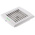 Schneider Electric Grey Plastic Vent Grille, Parallel Slat, 137 x 117mm