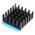 Heatsink, Universal Rectangular Alu, 24.5K/W, 21 x 21 x 9mm, Adhesive Foil