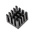 Heatsink, Universal Rectangular Alu, 27K/W, 13 x 13.5 x 10mm, Adhesive Foil