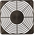 ebm-papst Plastic Finger Guard for 119 x 119mm Fans, 105mm Hole Spacing, 119 x 119mm