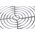 ebm-papst LZ30K Series Plated Steel Finger Guard for 120mm Fans, 104.8mm Hole Spacing, 104.8 x 104.8mm