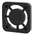 Essentra Fan Filter for 40mm Fans, PET, Stainless Steel Filter, Glass Fibre Reinforced Nylon Frame, 46.5 x 46.5mm