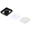Essentra Fan Filter for 60mm Fans, PET, Stainless Steel Filter, Glass Fibre Reinforced Nylon Frame, 64.9 x 64.9mm