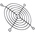 RS PRO Steel Finger Guard for 92mm Fans, 82.5mm Hole Spacing