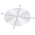 RS PRO Steel Finger Guard for 120mm Fans, 104.8mm Hole Spacing, 115.6 x 115.6mm