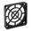 RS PRO PBT Finger Guard for 40mm Fans, 32mm Hole Spacing, 40 x 40mm