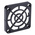 RS PRO PBT Finger Guard for 40mm Fans, 32mm Hole Spacing, 40 x 40mm