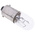 RS PRO BA9s Indicator Light, Clear, 130 V, 20 mA, 1000h