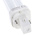 G24d-1 Quad Tube Shape CFL Bulb, 13 W, 4000K, Cool White Colour Tone