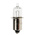 RS PRO Clear Halogen Bulb P13.5s, Mini Candle, 6 V, 9.3mm