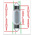 Osram SV8.5-8 Automotive Incandescent Lamp, Clear, 24 V