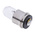 RS PRO Midget Flange Indicator Light, Clear, 5 V, 60 mA, 5000h