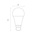 4lite UK 9 W B22 LED Smart Bulb, Warm White
