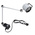 RS PRO LED Machine Light, 100 → 260 V ac, 12 W, Adjustable Arm, 400mm Reach, 800mm Arm Length