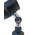 Serious LED Desk Lamp with Desk Base, 3.3 W