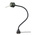 Serious Halogen Machine Light, 12 V, 20 W, Flexible, 700mm Reach, 700mm Arm Length