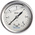 Bourdon Analogue Pressure Gauge 6bar Back Entry, MIT3-F22.B20, 0bar min.