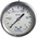 Bourdon Analogue Pressure Gauge 1bar Back Entry, MIT3-F22.B15, 0bar min.