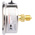 Bourdon Analogue Pressure Gauge 4bar Back Entry, MIT3-F22.B19, 0bar min.