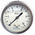 Bourdon Analogue Pressure Gauge 10bar Back Entry, MIT3-F22.B22, 0bar min.