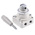 SMC Handle 4/3 Pneumatic Manual Control Valve VH Series, Rc 1/4, 1/4in