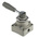 SMC Handle 4/2 Pneumatic Manual Control Valve VH Series, Rc 1/4, 1/4in