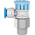 Festo Manual Flow Control Pneumatic Manual Control Valve VFOE Series, G 1/8, 1/8in, III B