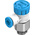 Festo Manual Flow Control Pneumatic Manual Control Valve VFOE Series, G 1/8, 1/8in, III B