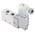 SMC 5/2 Pneumatic Solenoid Valve - Solenoid/Spring G 1/4 VF3000 Series 110→120V ac