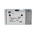 SMC Pneumatic Control Valve - Pilot/Spring G 1/8 SYJA700 Series