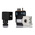 SMC 3/2 Pneumatic Solenoid Valve - Solenoid/Solenoid G 1/4 VT307 Series 24V dc