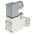 SMC 2/2 Pneumatic Solenoid Valve - Solenoid/Spring Push In 6 mm VX21 Series 24V dc