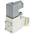 SMC 2/2 Pneumatic Solenoid Valve - Solenoid/Spring Push in 8 mm VX21 Series 24V dc